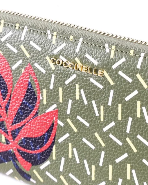 La Piscine Paris Portefeuille en cuir à motifs fantaisies Coccinelle*Femme Petites Maroquineries