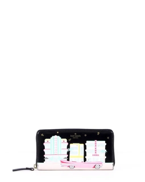 La Piscine Paris Portefeuille à motif fantaisie Kate Spade*Femme Petites Maroquineries