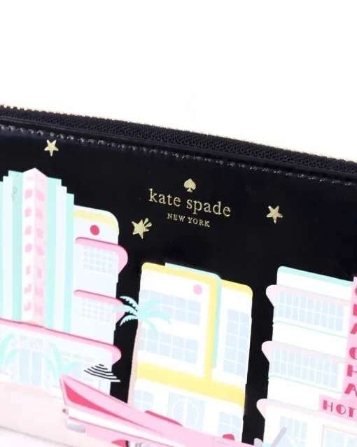 La Piscine Paris Portefeuille à motif fantaisie Kate Spade*Femme Petites Maroquineries