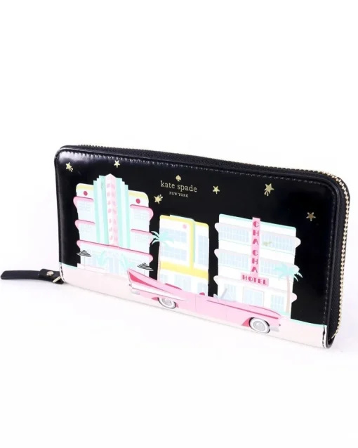La Piscine Paris Portefeuille à motif fantaisie Kate Spade*Femme Petites Maroquineries