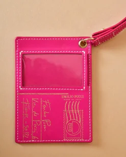 La Piscine Paris Porte-étiquette en cuir Emilio Pucci*Femme Petites Maroquineries