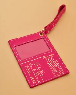 La Piscine Paris Porte-étiquette en cuir Emilio Pucci*Femme Petites Maroquineries
