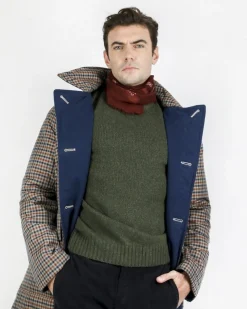 La Piscine Paris Pull à col rond en laine suisse vert militaire Casheart*Homme Pulls & Gilets