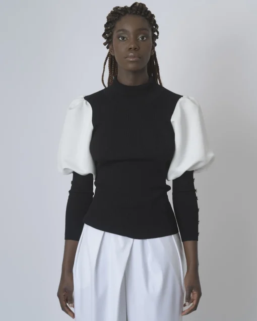 La Piscine Paris Pull à col roulé Edward Achour*Femme Pulls & Cardigans
