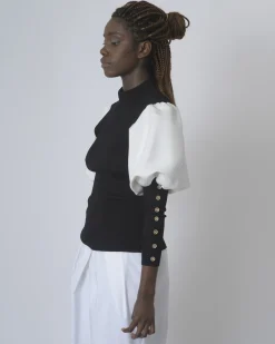 La Piscine Paris Pull à col roulé Edward Achour*Femme Pulls & Cardigans