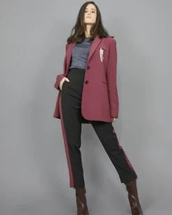La Piscine Paris Pull à fibres métalliques avec empiècement décoratif L'Edition*Femme Pulls & Cardigans