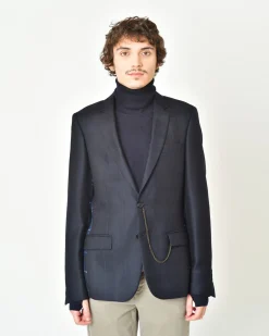 La Piscine Paris Pull à imprimé jacquard sur maille Gabriele Pasini*Homme Pulls & Gilets