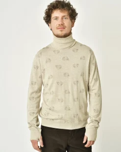 La Piscine Paris Pull à imprimé jacquard sur maille Gabriele Pasini*Homme Pulls & Gilets