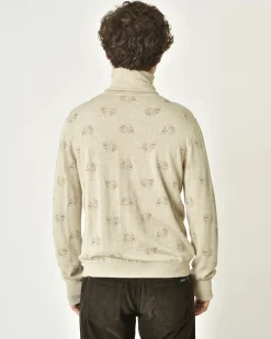 La Piscine Paris Pull à imprimé jacquard sur maille Gabriele Pasini*Homme Pulls & Gilets