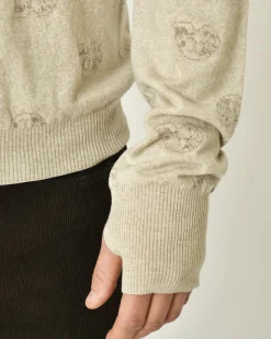 La Piscine Paris Pull à imprimé jacquard sur maille Gabriele Pasini*Homme Pulls & Gilets