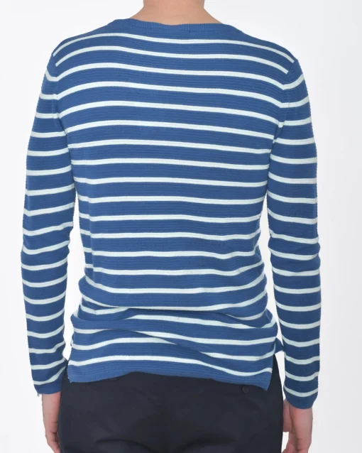 La Piscine Paris Pull à rayures es et blanches Scotch & Soda*Homme Pulls & Gilets