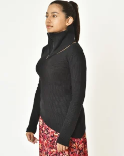 La Piscine Paris Pull asymétrique avec col amovible La Haine Inside*Femme Pulls & Cardigans