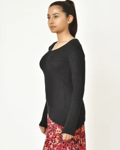 La Piscine Paris Pull asymétrique avec col amovible La Haine Inside*Femme Pulls & Cardigans