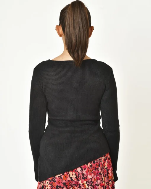 La Piscine Paris Pull asymétrique avec col amovible La Haine Inside*Femme Pulls & Cardigans