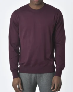 La Piscine Paris Pull aubergine Vneck*Homme Pulls & Gilets
