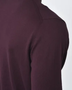 La Piscine Paris Pull aubergine Vneck*Homme Pulls & Gilets