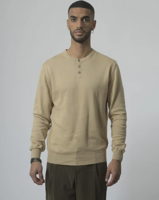 La Piscine Paris Pull à col tunisien Daniele Fiesoli*Homme Pulls & Gilets