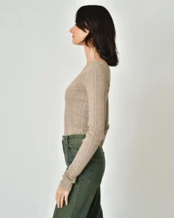La Piscine Paris Pull à rayures bicolores Palm Angels*Femme Pulls & Cardigans