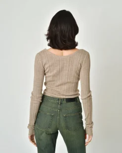 La Piscine Paris Pull à rayures bicolores Palm Angels*Femme Pulls & Cardigans