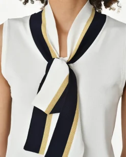 La Piscine Paris Pull bord bleu Edward Achour*Femme Pulls & Cardigans