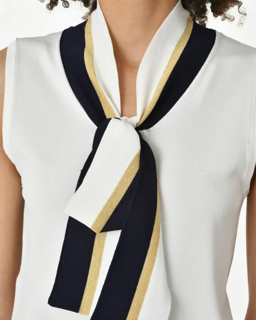 La Piscine Paris Pull bord bleu Edward Achour*Femme Pulls & Cardigans
