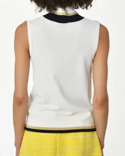 La Piscine Paris Pull bord bleu Edward Achour*Femme Pulls & Cardigans