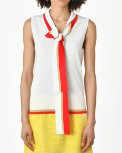 La Piscine Paris Pull bord rouge Edward Achour*Femme Pulls & Cardigans