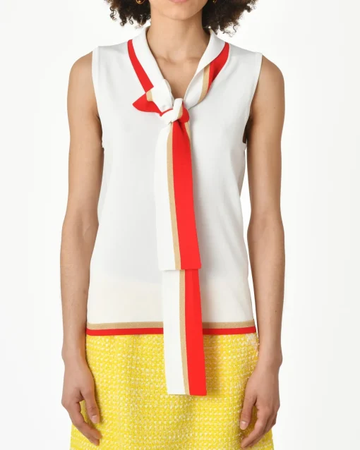 La Piscine Paris Pull bord rouge Edward Achour*Femme Pulls & Cardigans
