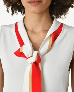La Piscine Paris Pull bord rouge Edward Achour*Femme Pulls & Cardigans