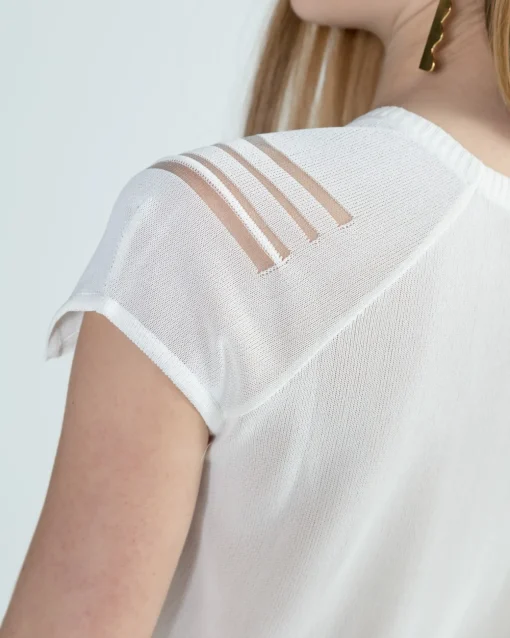 La Piscine Paris Pull en maille fine ajourée Chacok*Femme Pulls & Cardigans