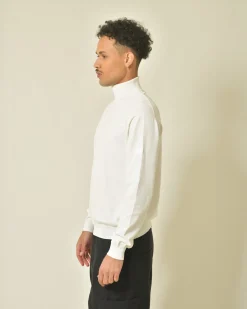 La Piscine Paris Pull en viscose mélangée à col montant People Of Shibuya*Homme Pulls & Gilets