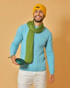 La Piscine Paris Pull en laine mélangée à tricot torsadé Wool & Co*Homme Pulls & Gilets