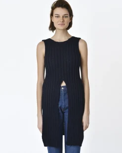 La Piscine Paris Pull marine crochet Maison Flâneur*Femme Pulls & Cardigans