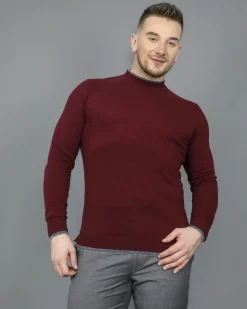 La Piscine Paris Pull col montant en laine mélangé Woolgroup*Homme Pulls & Gilets