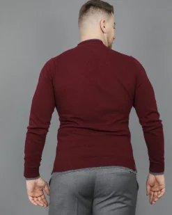 La Piscine Paris Pull col montant en laine mélangé Woolgroup*Homme Pulls & Gilets