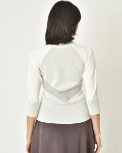 La Piscine Paris Pull col roulé à rayures Malloni*Femme Pulls & Cardigans