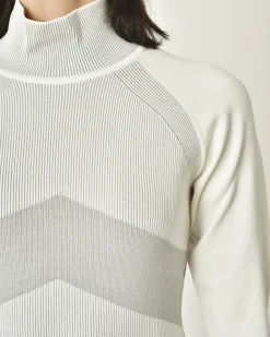 La Piscine Paris Pull col roulé à rayures Malloni*Femme Pulls & Cardigans