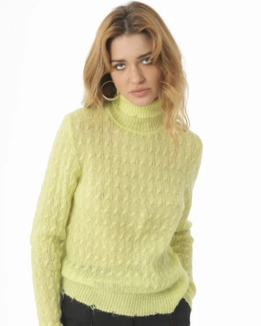 La Piscine Paris Pull col roulé en Mohair Tela*Femme Pulls & Cardigans