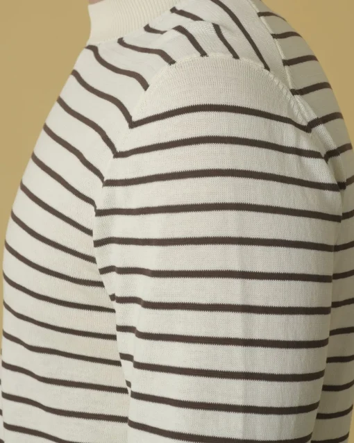 La Piscine Paris Pull en coton à motif rayures Daniele Fiesoli*Homme Pulls & Gilets