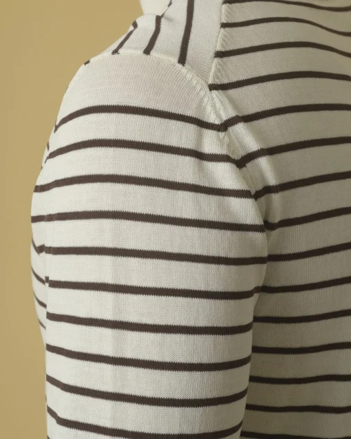 La Piscine Paris Pull en coton à motif rayures Daniele Fiesoli*Homme Pulls & Gilets