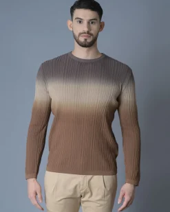 La Piscine Paris Pull en coton effet dégradé Daniele Fiesoli*Homme Pulls & Gilets