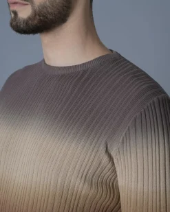 La Piscine Paris Pull en coton effet dégradé Daniele Fiesoli*Homme Pulls & Gilets