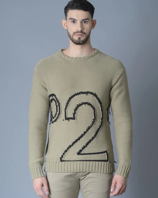 La Piscine Paris Pull en coton mélangé à broderie effet défilé Archive 18-20*Homme Pulls & Gilets