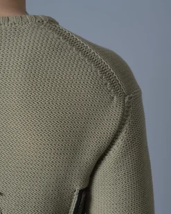 La Piscine Paris Pull en coton mélangé à broderie effet défilé Archive 18-20*Homme Pulls & Gilets