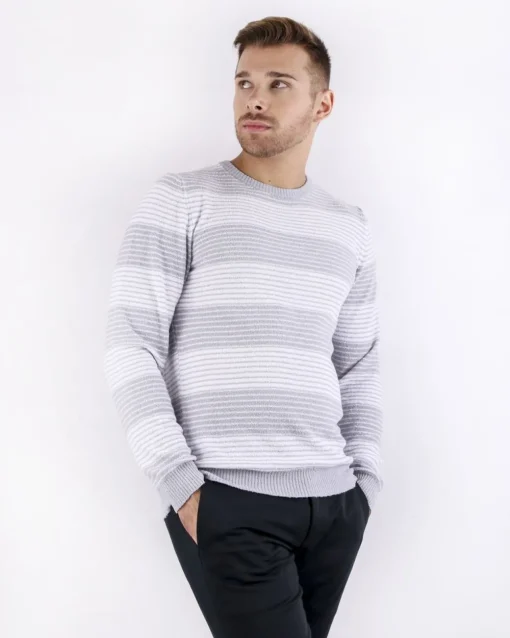 La Piscine Paris Pull en coton éponge bicolore Woolgroup*Homme Pulls & Gilets