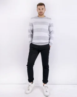 La Piscine Paris Pull en coton éponge bicolore Woolgroup*Homme Pulls & Gilets