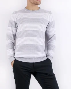La Piscine Paris Pull en coton éponge bicolore Woolgroup*Homme Pulls & Gilets