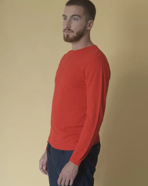 La Piscine Paris Pull en jersey de coton Woolgroup*Homme Pulls & Gilets