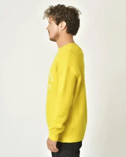 La Piscine Paris Pull en laine à broderies Saint Laurent*Homme Pulls & Gilets