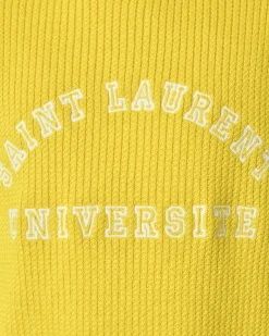 La Piscine Paris Pull en laine à broderies Saint Laurent*Homme Pulls & Gilets